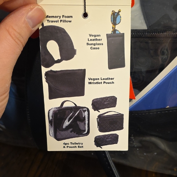 Max Studio Black Transparent Duffel Bag - Picture 4 of 12